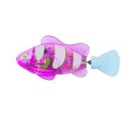 Hiborth Swimming Fish Toy with LED Lights | Electronic Robotic Fish Pet Toy for Cats and Dogs | Waterproof Fake Fish with Lifelike Tail Movement, Speed Adjustment, and Realistic Swimming Action (K)