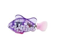 Hiborth Swimming Fish Toy with LED Lights | Electronic Robotic Fish Pet Toy for Cats and Dogs | Waterproof Fake Fish with Lifelike Tail Movement, Speed Adjustment, and Realistic Swimming Action (A)
