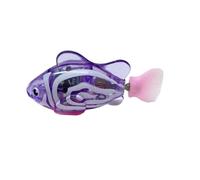 Hiborth Swimming Fish Toy with LED Lights | Electronic Robotic Fish Pet Toy for Cats and Dogs | Waterproof Fake Fish with Lifelike Tail Movement, Speed Adjustment, and Realistic Swimming Action (B)
