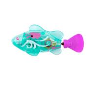 Hiborth Swimming Fish Toy with LED Lights | Electronic Robotic Fish Pet Toy for Cats and Dogs | Waterproof Fake Fish with Lifelike Tail Movement, Speed Adjustment, and Realistic Swimming Action (J)