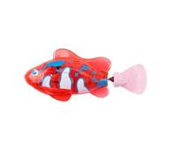 Hiborth Swimming Fish Toy with LED Lights | Electronic Robotic Fish Pet Toy for Cats and Dogs | Waterproof Fake Fish with Lifelike Tail Movement, Speed Adjustment, and Realistic Swimming Action (L)