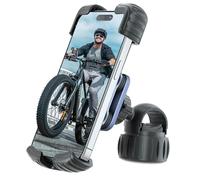 HiboyRide Motorcycle Phone Mount Holder - Upgrade Vibration Dampener - 360° Rotatable Bicycle Phone Holder, Bike Handlebar Phone Clip for 5.1" - 6.8" Smartphones