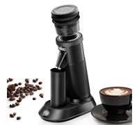 HiBREW G5 Electric Burr Coffee Grinder, Aluminum Body, Single Dose, Black | 48mm Conical Burr Coffee Grinder with Dual Speed Grinding, 36 Grind Levels,50g Bean Capacity, Anti-Static Design,Espresso