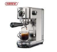HiBREW H10B 20Bar Semi Automatic Espresso Coffee Cappuccino Machine Temperature Adjustable Cold/Hot Super Slim Coffee Maker - Stainless Steel