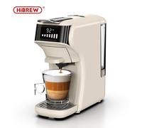 HiBREW H1B 6-in-1 Pods Coffee Maker, 600ml Water Tank, 19 Bar Pressure Extraction, Cold/Hot Mode, LED Indicator, for Kcup/Nes/DG/Espresso Powder