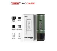 HiBREW H4C Portable Espresso Maker, Handheld Manual Coffee Machine for Camping, Travel & Home Use