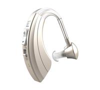 HIBRIQ Rechargeable Sound Devices for Seniors, Noise Cancelling and Volume Adjustable, BTE Comfort Design Hearing Device