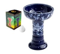 HIBRON Phunnel Type Pot for Standard Shisha or Cachimbas - Compatible with Provost, Kaloud and Other Heat Managers blue