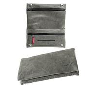 HIBRON Tobacco Bag Leather Rolling Tobacco Pouches 58105 Grey