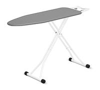 Hibtn Ironing Board, 110 x 30cm - T Leg Design Folding Non Slip Adjustable Height 85-92cm Lightweight Iron Board Rack, Gray