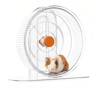 Hibtn Quiet Silent Hamster Wheel, 21cm Running Wheel With Adjustable Stand For Hamsters, Gerbils, Mice And Small Animals