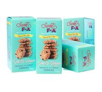 Hibvest Sweet FA Vegan & Gluten Free Cookies - 4 x 125g (Oat & Raisin)