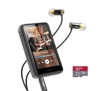 HiBy R1 HiFi MP3 Player with Bluetooth 5.1 Hi-Res Audio Certified DSD 256 Native Tidal Qobuz Player MSEB Tuning 3”Touchscreen 2TB Expanded Memory（Value set）