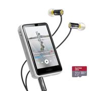 HiBy R1 HiFi MP3 Player with Bluetooth 5.1 Hi-Res Audio Certified DSD 256 Native Tidal Qobuz Player MSEB Tuning 3”Touchscreen 32GB+2TB Expanded Memory（Value Set）