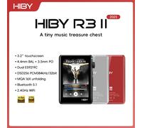 HiBy R3 II 2025 / R3 Gen 2 Music Player Bluetooth 5.1 WiFi MQA16X DSD256 Web Radio USB Audio Dongle DAC X1600E ES9219C 3.2‘’ Silver