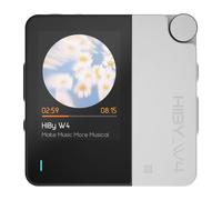 HiBy W4 Bluetooth Headphone Amplifier USB DAC, BT 5.4 & NFC, aptX Lossless LDAC, Dual DAC, DSD512 PCM 768kHz, 2-Inch Touch Screen, cVc Mic, 3.5mm & 4.4mm Balanced Output