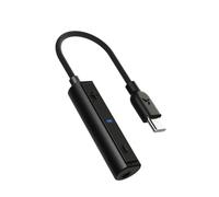 HiByDigital D1 USB C DAC 32bit/384KHz USB C to 3.5mm Audio Adapter Dongle HiFi Headphone Amplifier for Android/iOS/Windows/Mac