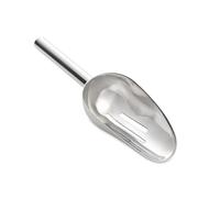 HIC Bar Slotted Ice Scoop, 18/8 Stainless Steel, 8.75-Inch