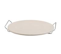 HIC Classic Crispy Crust Baking and Pizza Stone, with Chrome Plated Serving Rack, 13 Inches by HIC Harold Import Co.