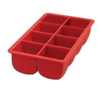 HIC Flexible Big Block Cocktail Ice Cube Tray, Silicone, 2-Inch Cubes