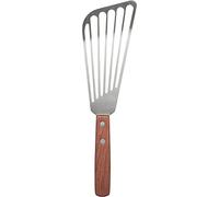HIC Harold Import Co. 43756 HIC Fish Spatula with Slotted Angled Blade, 18/8 Stainless Steel, 11.25-inch, Silver