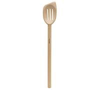 HIC Kitchen French Beechwood Slotted Slanted Spoon, 11.5-Inches