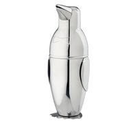 HIC Penguin Cocktail Shaker, 18/8 Stainless Steel, 18-Ounce