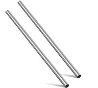 Hicarer 2 Pcs 0.75" Od 304 Stainless Steel Tubing Length Thickened Pipe Wall & Weldable Tubing 16 Gauge Round Metal Tube Industrial for Home Furnishing, Machinery(24 Inch)