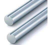 Hicarer 2 Pcs 1 in Round Keyed Shafting Keyed Shaft, Keyway: 1/4" x 9/64", 3ft Length, 1045 Carbon Steel