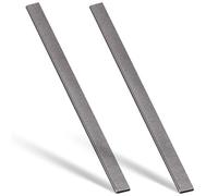 Hicarer 2 pcs 2 x 1/4 x 36 inch Steel Flat Bar Metal Stock Hot Rolled Steel Plate Solid Plain Metal Flat Bar Stock
