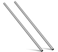 Hicarer 2 Pcs 3/4" Od 304 Stainless Steel Tubing Length Thickened Pipe Wall & Weldable Tubing 16 Gauge Round Metal Tube Industrial for Home Furnishing, Machinery(36 Inch)