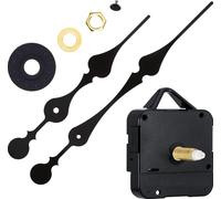 Hicarer 31mm High Longitudinal Axis Clock Movement Quartz Clock Movement Replacement Parts DIY Wall Clock Movement with 2 Spades Hands to Adjust Dials up to 51.5cm/20 Inches Diameter