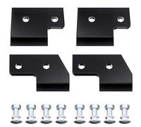 Hicarer 4 Pcs Replacement Cutting Blades Set with 8 Screws for 12 Inches Standard Duty Earth Augers for Drilling in Hard Soil, Sand