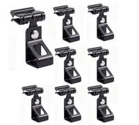 Hicarer 50 Pcs Purlin Clips for Rod to Angle Purlin Beam Flanges 1/8"-1/4" Thick Support 1/4" Threaded Rod for Electrical, Hvac, Lighting, Fire Protection Piping, Industrial Pipe Connections