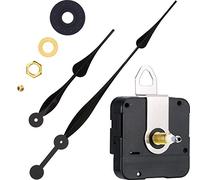 Hicarer High Torque Quartz Clock Movement Replacement Mechanism with 12 Inch Long Spade Hands (Black, 23 mm Shaft Length)