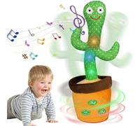 HICAS Dancing Talking Cactus Toy Repeat What You Say Singing Cactus Voice Recorder Baby Toys Volume Control with 120 Songs Funny Children Education Toys, Gifts and Home Decoration