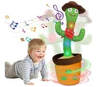 HICAS Dancing Talking Cactus Toy Repeat What You Say Singing Cactus Voice Recorder Baby Toys Volume Control with 120 Songs Funny Children Education Toys, Gifts and Home Decoration