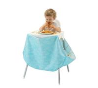 HiCatcher Universal Food Catcher for High Chairs - 4-Leg High Chair Compatible (Blue)