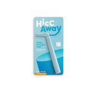 HiccAway Hiccup Straw - Stops Hiccups Naturally & Fast - As Seen On Shark Tank - Clinically Proven Relief for All Ages, Children & Adults - Safe, Lightweight, & Reusable (HiccAway Baby Blue) 1 Pack