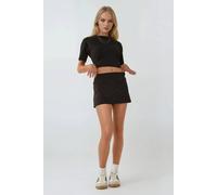 Hiccup Women's Basic Mini Jersey Skort in Black | Size: XL Hiccup Black XL