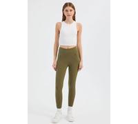 Hiccup Women's Leggings with a Pocket detail in Green | Size: Small Hiccup Green S