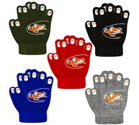 Hicdaw 6 Pairs Kid's Winter Magic Gloves - Stretchy, Warm, Knit Gloves for Boys or Girls, Model Car a, color1