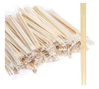 Hiceeden 360 Pairs Disposable Bamboo Chopsticks, 21cm Individually Wrapped Bulk Chopsticks - Japanese Style Sustainable Bamboo Hashi for Sushi, Take-Out, Restaurants, Picnics