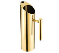 Hiceeden Stainless Steel Water Pitcher, 53oz/1.5L Modern Metal Pitcher with Ice Guard, Gold Carafe Drink Jug with Handle, Homemade Beverage Container for Iced/Hot Tea, Juice, Coffee, Milk