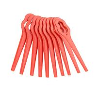 Hicello 100PCS (7x12mm) Strimmer Blades L83mm, PA6 Plastic Grass Trimmer Blade, Brush Cutter Cordless Blades FRT18A FRT18A1 Art 46155 FRT20A1 Compatible with Einhell BG-CT 18 Li Lawnmower