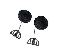 Hicello 2PCS Chainsaw Fuel Caps for MS 170 MS180, Replacement Tank Cap compatible with Stihl Chainsaw 017 018 MS170 180, Chainsaw Parts Replacement Accessories Black #1130 350 0500