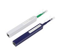 Hicello 2PCS LC/MU/SC/FC/ST/E2000 Optical Fiber Cleaning Pens, 1.25mm+2.5mm One Click Fiber Optic Male and Female Connector End Face Cleaner, Optical Cleaning Tools for Networks Data Centers FTTH