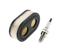 Hicello 798452 593260 Air Filter and Spark Plug, Compatible with B&S Engine 500 500E 550E 550EX 575EX 625E 675 625EX 675EX 675EXI 725EXI Series Replaces Part, for Walk-Behind Lawn Mower