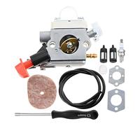 Hicello FS56RC Carburetor Kit for Sthil FS70R FS56 FS56C FS56R FS40 FS50 FS70RC FS70C FC56 KM56RC HT56C HL56K Weed Eater | Replacement for #C1M-S267A | Plastic Throttle Cable Carburettor
