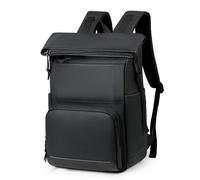 HiChiclife Lightweight Backpack Black 18-21L, Waterproof Rucksack for Men & Women, Compact Anti-Theft Laptop Bag 15.6 Inch for Work, Travel & Daily Use